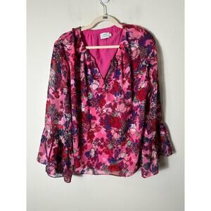 Tanya Taylor Multicolor Floral Blouse